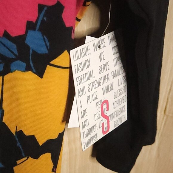 Lularoe Womens New Stripe Floral Long Sleeve Tunic Bundle Small - Picture 8 of 9